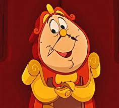 He is entertaining too, but I like Lumiere better. Cogsworth is just the stuck up British guy. Entertaining at tomes, but a lot more boring than Lumiere.